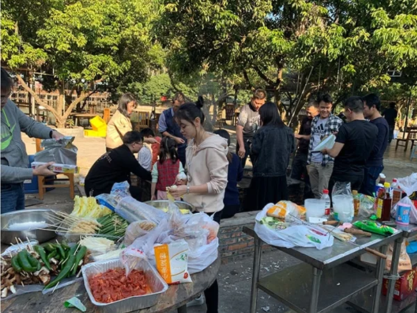 永探团队活动现场