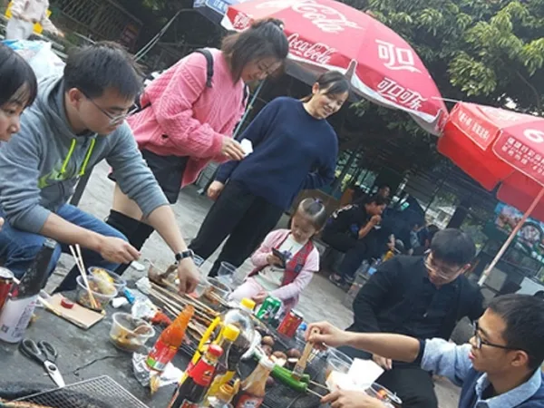 永探公司团建现场